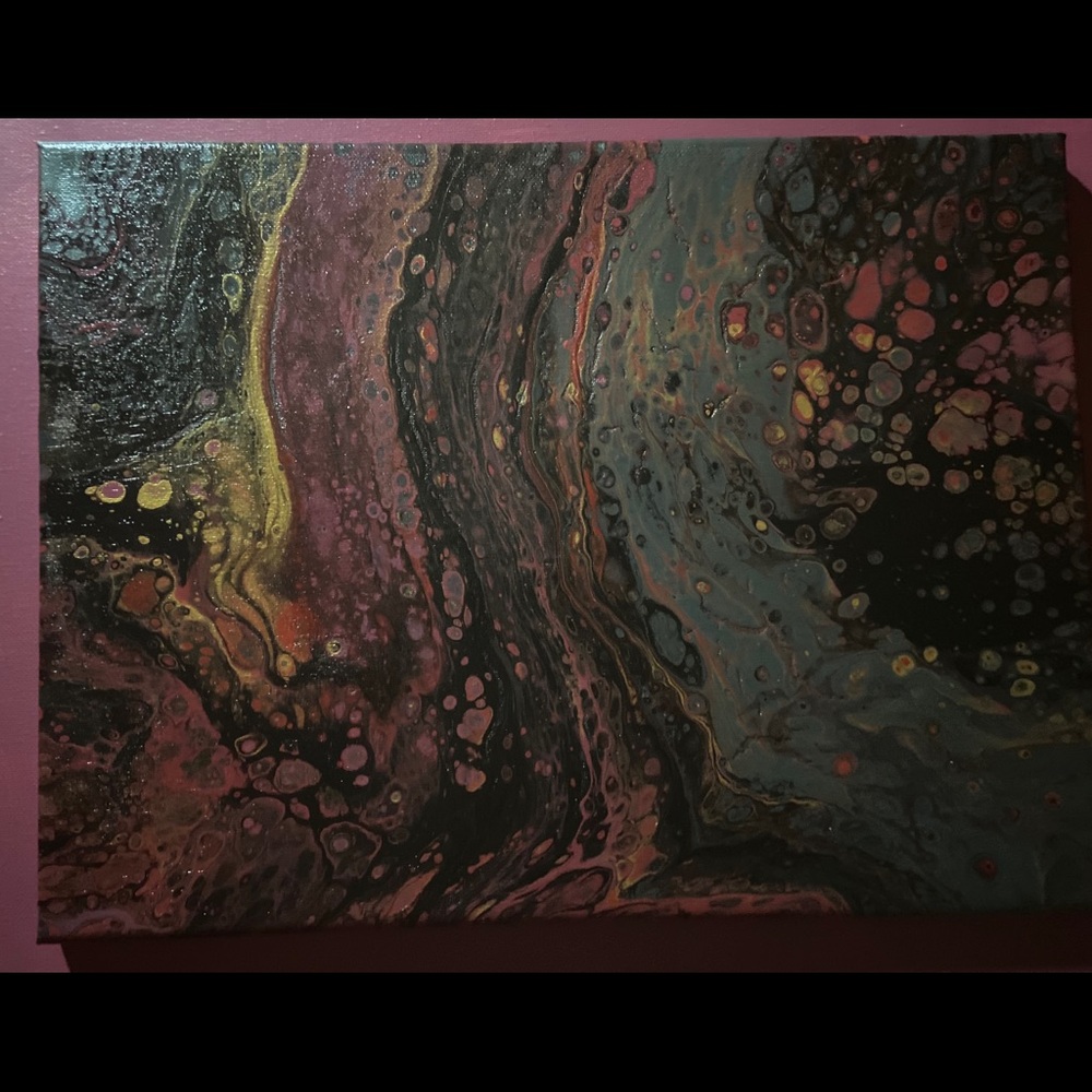 Acrylic Pour Painting